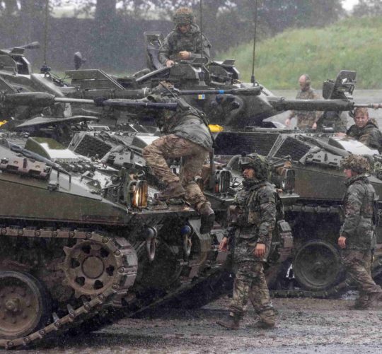 NATO has announced its biggest call-up in decades as 90,000 troops prepare