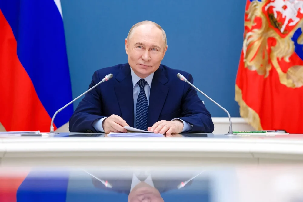 путін за столом
