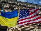 два прапори україни та сша