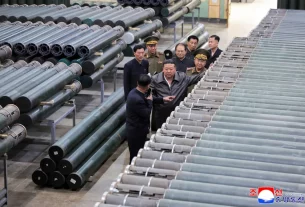 Лідер Північної Кореї закликав збільшити виробництво артилерійських снарядів