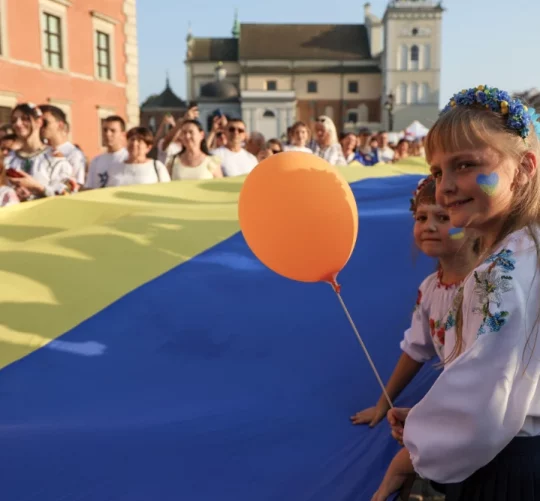 Урочистості з нагоди Дня Незалежності України 2024 року на Замковій площі у Варшаві