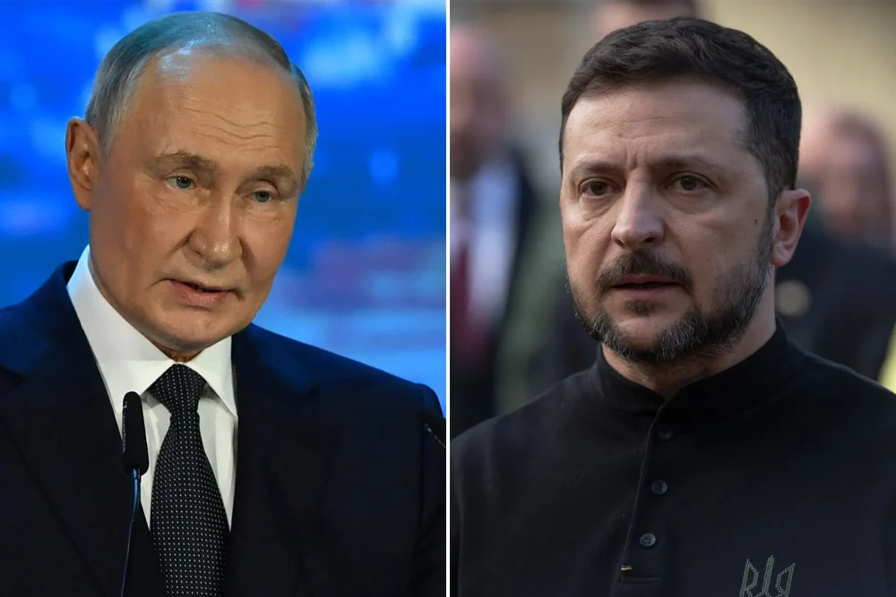 путін та зеленський на одному фото