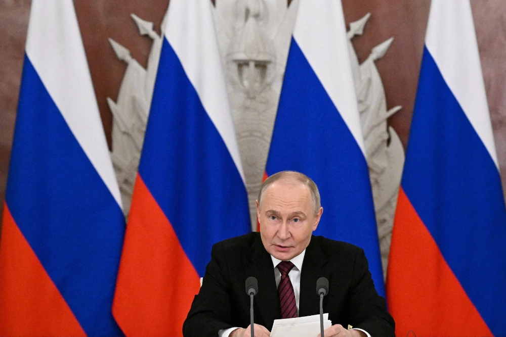 володимир путін заявляє про умови припинення вогню