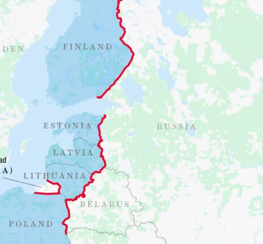 мінний паркан який хоче побудувати нато здовж прикордонній межі з росією