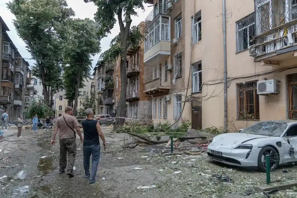 Пошкодження Одеси від обстрілу Росією 20 червня