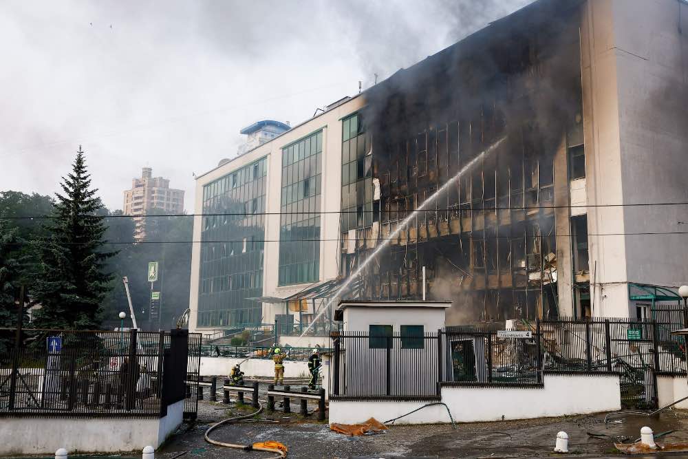 Росія здійснила одну з найбільших повітряних атак війни на Київ