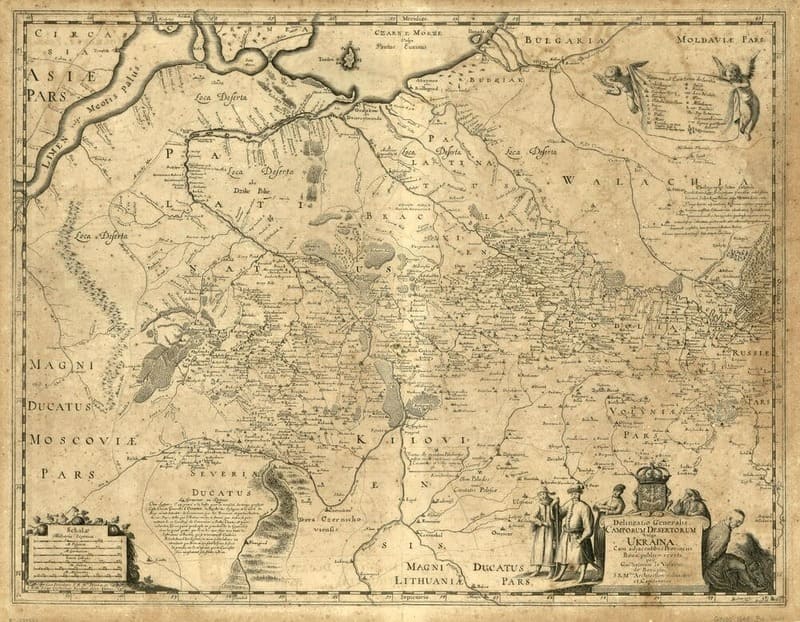 Генеральна карта України 1648 року