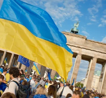 прапор України у Берліні
