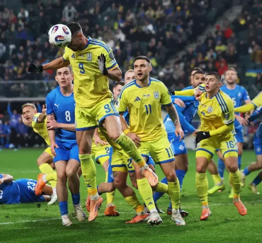 Україна - Ісландія відбірковий матч чемпіонату світу 2-0