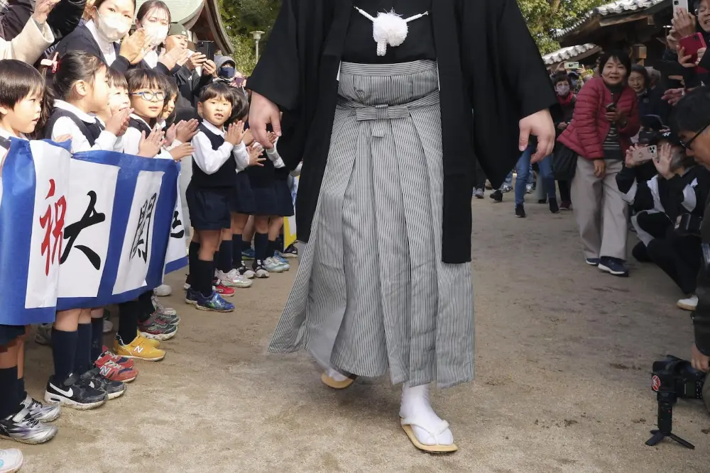 Український борець сумо Аонішікі