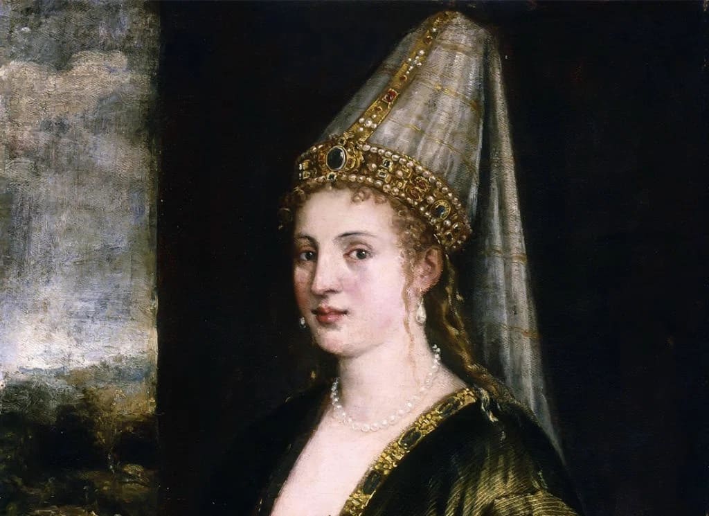 Імовірний портрет Роксолани. Тиціан 1550-ті роки