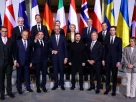 Володимир Зеленський з Європейськими лідерами на переговорах щодо України у Німеччині