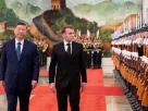 Еммануель Макрон та Сі Цзіньпін під час зустрічи у Китаї