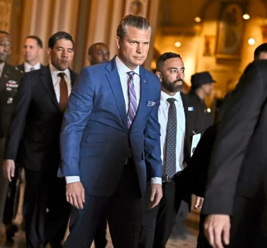 Міністр оборони США Піт Хегсет минулого тижня в Капітолії