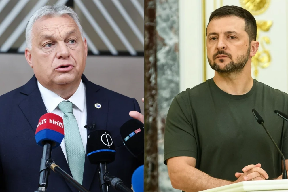 Віктор Орбан та Володимир Зеленський