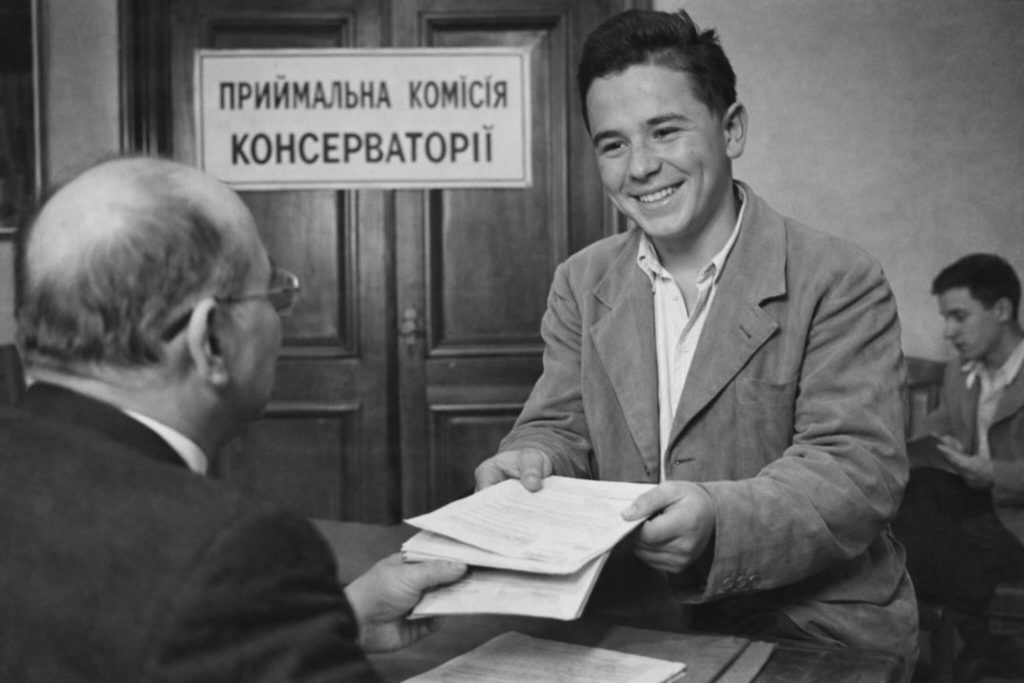 Вступ до консерваторії, Платон Майборода