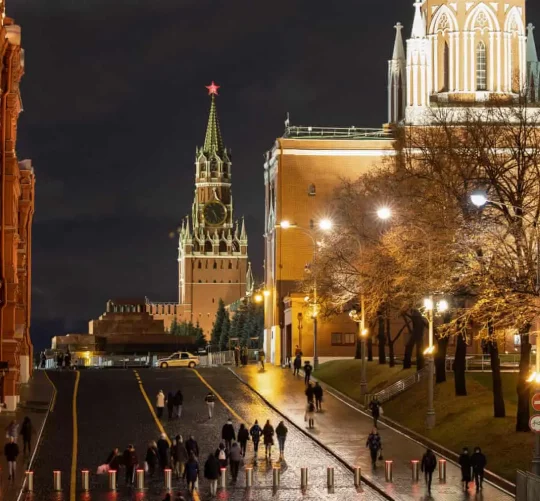 Кремль вночі у листопаді 2021 року