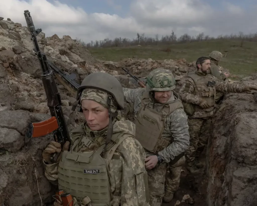 Навчання 24-ї окремої механізованої бригади України в нерозголошеному місці на сході країни у березні 2025 року. Росія вважала, що переважна більшість українців або підтримає, або погодиться на захоплення країни.