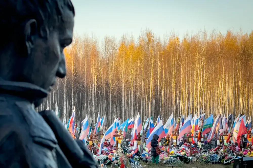 кладовище загиблих російських войнів
