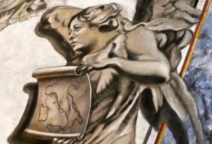 херувім з обличчям мелоні прим'єрки італії