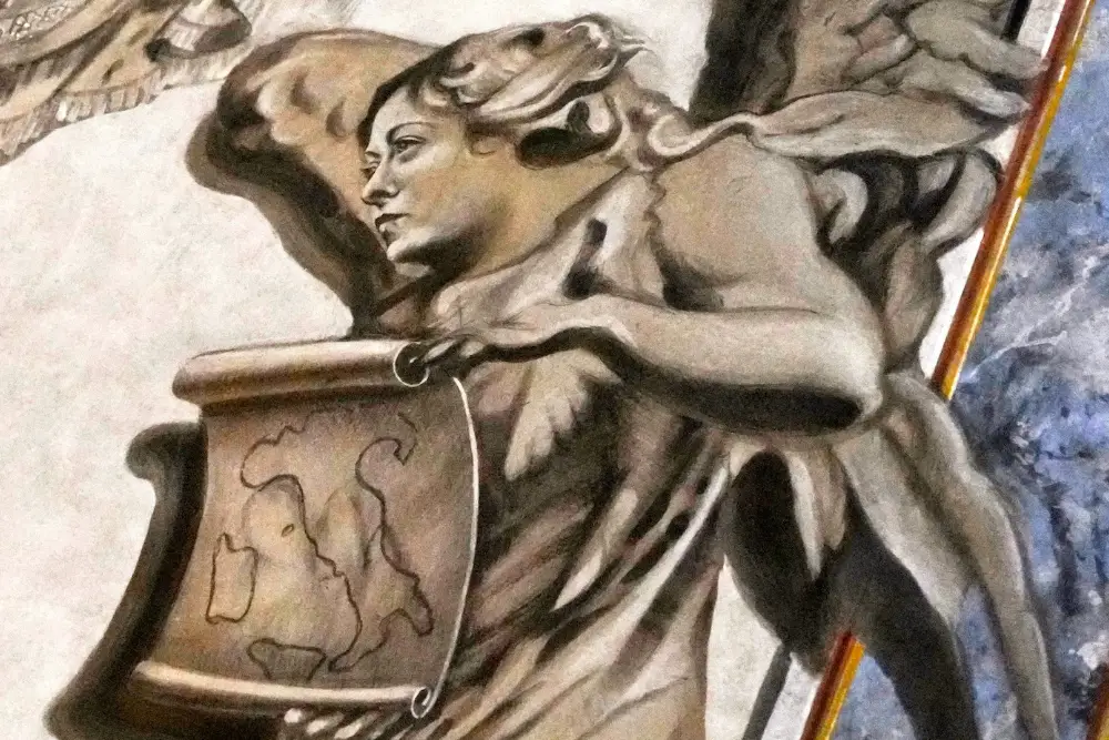 херувім з обличчям мелоні прим'єрки італії