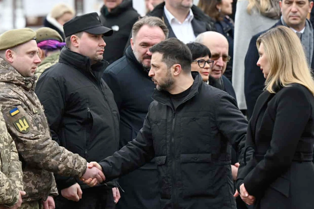 Зеленський дякує військовим у 4 річницю вторгнення Росії