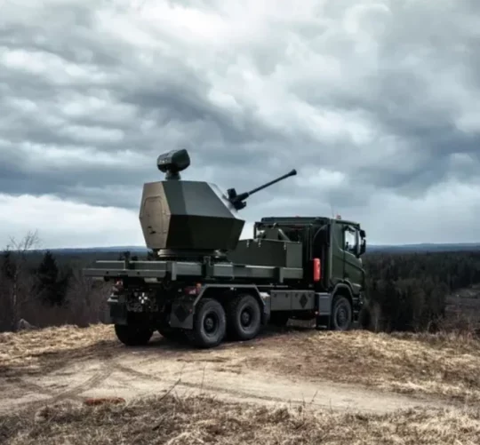 мобільна зенітна артилерійська система TRIDON Mk2