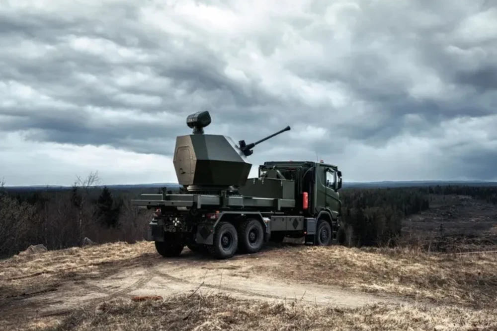 мобільна зенітна артилерійська система TRIDON Mk2