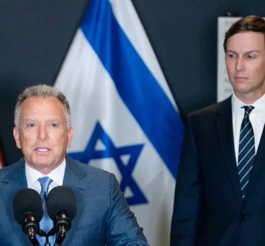 Стів Віткофф і Джаред Кушнер в Ізраїлі в жовтні минулого року.