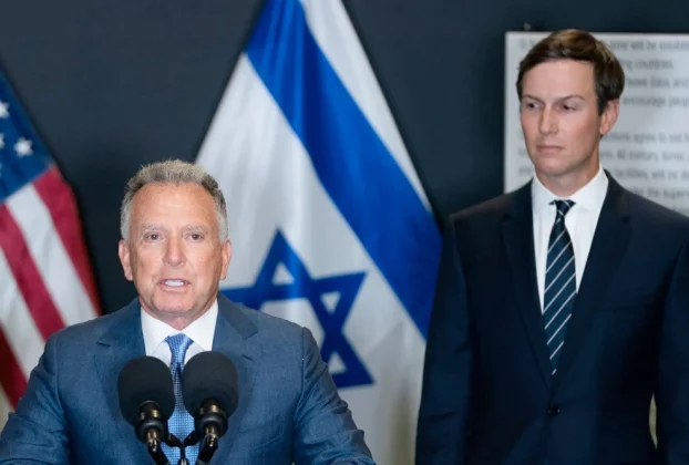 Стів Віткофф і Джаред Кушнер в Ізраїлі в жовтні минулого року.