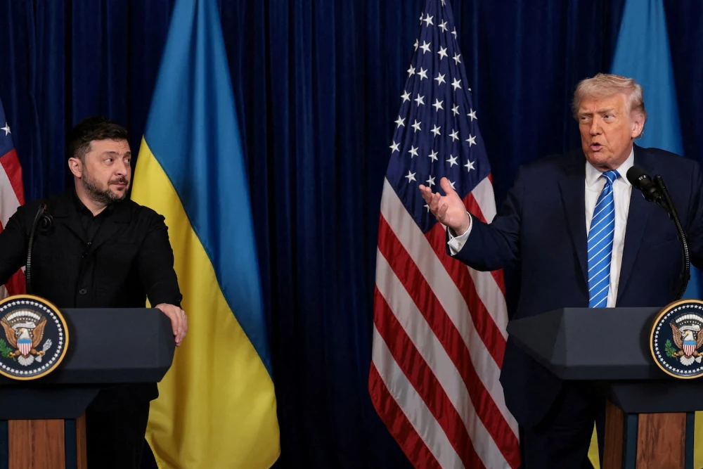 зеленський та трам на пресконференції