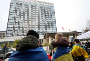 будинок готелю у Женеві де відбуваються мирні переговори