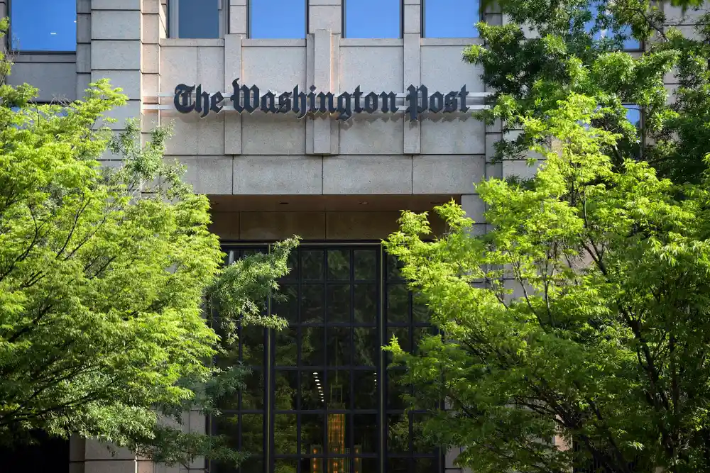 Американська газета The Washington Post офісна будівля агенції