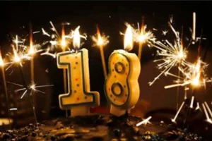 тортик на 18-й день народження