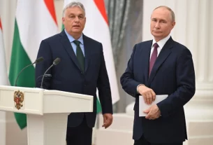 Прем'єр-міністр Угорщини Віктор Орбан та Володимир Путін 2024 рік