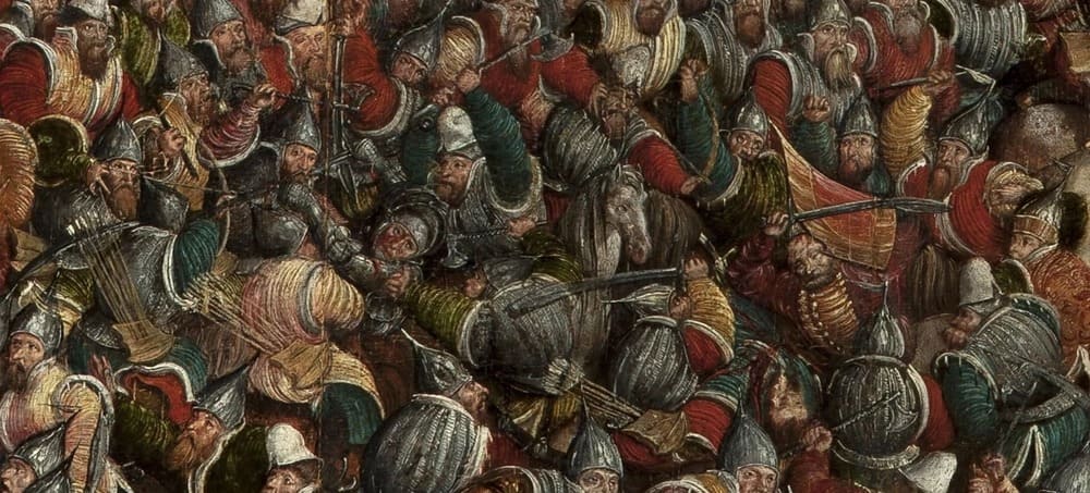 Оточені вояки ягеллонського війська. Битва під Оршею