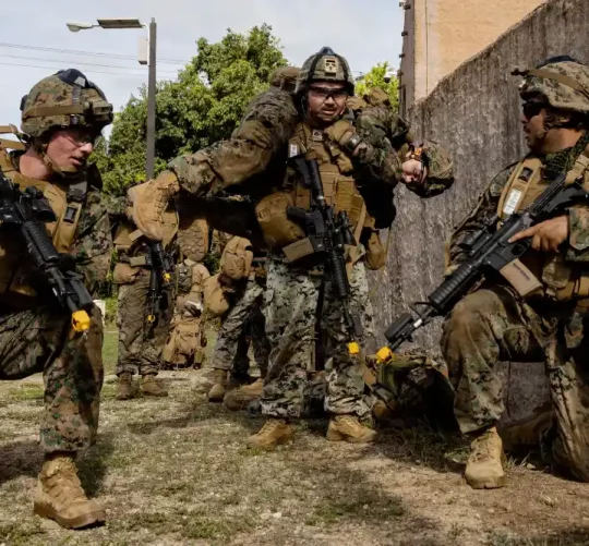 Корпус морської піхоти США на тренуванні