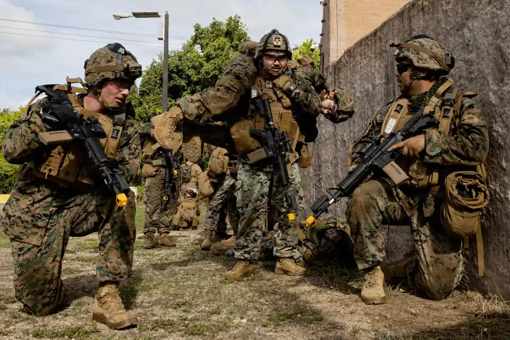 Корпус морської піхоти США на тренуванні