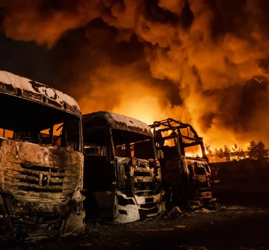 У неділю на нафтобазі «Шахран» у Тегерані сталася пожежа на тлі атак США та Ізраїлю на Іран, внаслідок чого численні паливні цистерни та транспортні засоби в цьому районі стали непридатними для використання