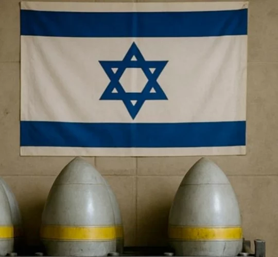 прапор Ізраїля та бойоголовки