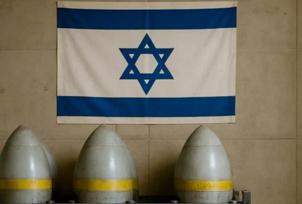 прапор Ізраїля та бойоголовки