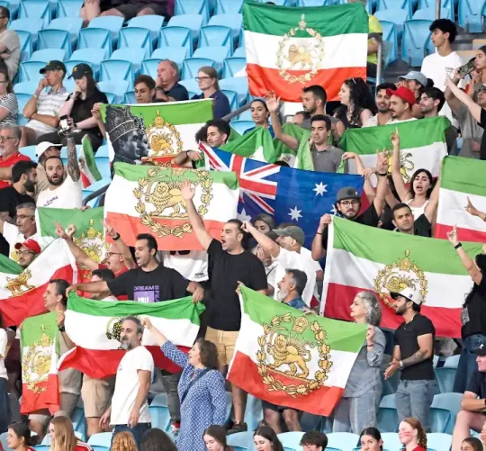 іранські вболівальники на матчі своєї команди