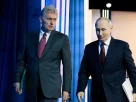 Президент Росії Володимир Путін та речник Кремля Дмитро Пєсков