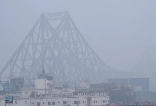 Густий смог у Ховра, Західна Бенгалія, у січні 2026 року