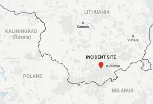карта де вибухнув дрон на території Литви