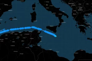 Згідно з даними відстеження суден, судно Arctic Metagaz перебувало в Середземному морі, перш ніж його було атаковано