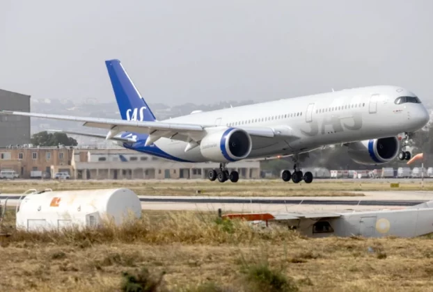 Скандинавська авіакомпанія SAS (національний перевізник Данії, Швеції та Норвегії)