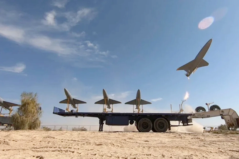іранські дрони на тестуванні