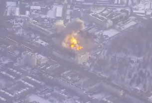 удар по західному російському місту Брянськ