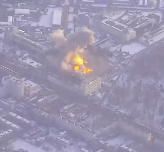 удар по західному російському місту Брянськ